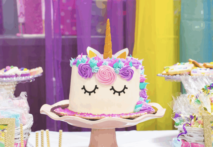 Einhorn-Kindergeburtstag